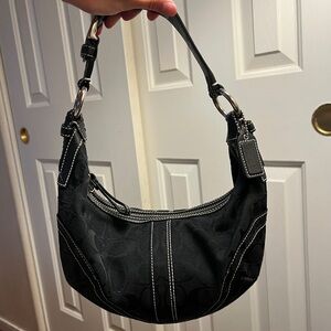 Coach Y2K Black Hobo vintage Bag